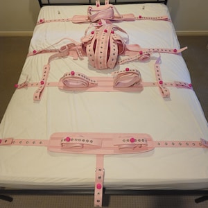 Pink Play Kit Segufix Cuffs Extra Secure Ankle, Thigh, Triple Waist ...