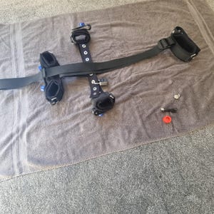 Black Ultra Quality Self Bondage Restraint System Segufix Style Locks Electronic Timer