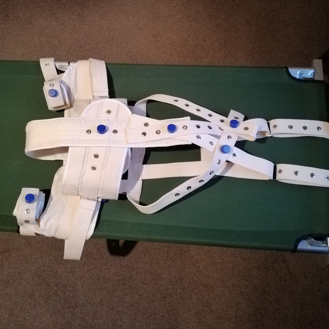 34 Point Segufix Bed Restraint Kit Head Shoulder Waist Crotch Etsy