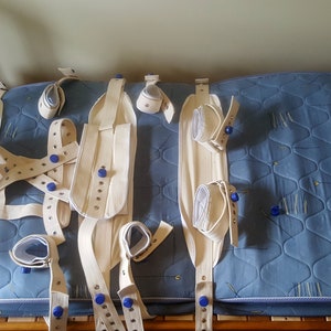 11 Point Segufix Bed Restraint Kit Head Shoulder Waist Wrist Arm and Upper Arm Ankle Thigh