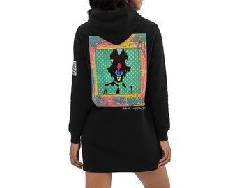 Basquiat - Organic Cotton Hoodie Dress by tsoL apparel