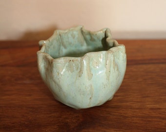Candle bowl spice bowl tip bowl high fired celadon