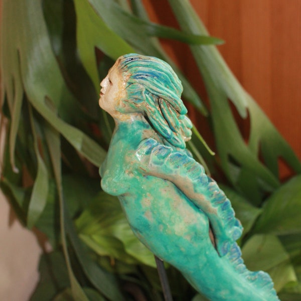 turquoise mermaid freely designed unique piece unique