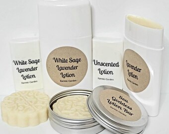 Lotion - Lotion Bar - Travel Lotion - Multiple Scents
