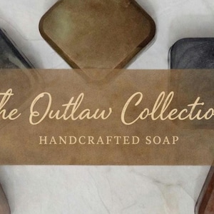 The Outlaw Collection Soap Set - Gift Box Set - Western Inspired - Cowboy - Ranch Hand - Gunpowder - Open Range