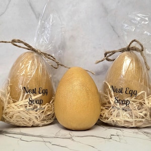 Golden Egg Soap - Nest Egg Soap - Golden Egg Soap - Easter Gift Soap - Spring Soap Gift Bild 1