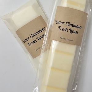 Odor Eliminator - Smoke - Neutralizer - Original - Fresh Linen - Soy Wax Melt - *Buy any 5 get 1 Free*