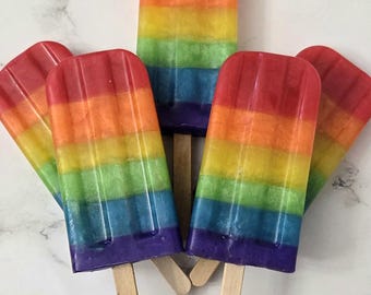 Smell the Rainbow - Popsicle Soap - Soap Pop - Candy Scented Soap