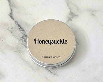 Honeysuckle - Solid Fragrance - Floral Perfume - Honeysuckle Perfume - 1 oz Solid Perfume Tin