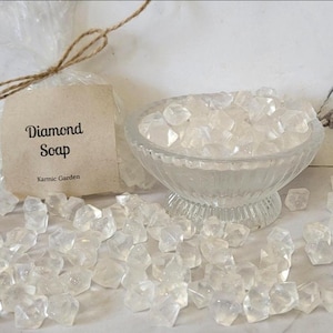 Mini Gemstone Soap - 3oz - Diamond - Sapphire - Aquamarine - Ruby - Citrine - Garnet - Peridot - Emerald