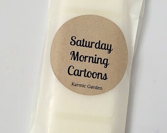 Saturday Morning Cartoons - Soy Wax Melts - Snap Bar - *Buy any 5 get 1 Free*