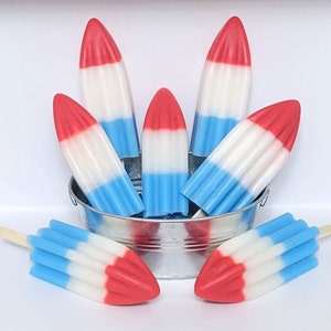 Rocket Pop Soap - Popsicle Soap - Soap Pop