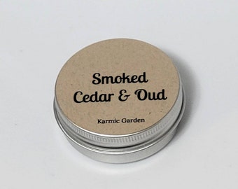 Smoked Cedar and Oud - Solid Fragrance - Cologne