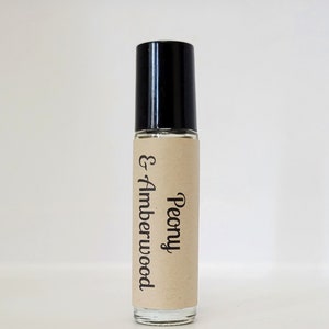Peony and Amberwood - Roll on Oil - Perfume