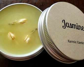 Jasmine Solid Perfume: Jasmine Essential Oil - Jasmine Flowers