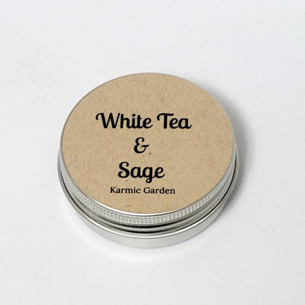 White Tea and Sage - Solid Fragrance - Perfume