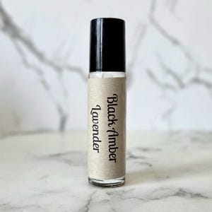 Black Amber Lavender -  Roll on Oil - Perfume