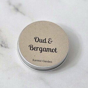 Oud and Bergamot - Solid Fragrance - Perfume
