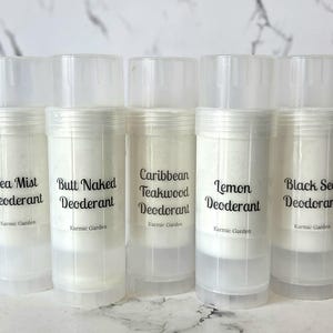 Natural Deodorant - Baking Soda Free - Aluminum Free - Zinc - Arrowroot