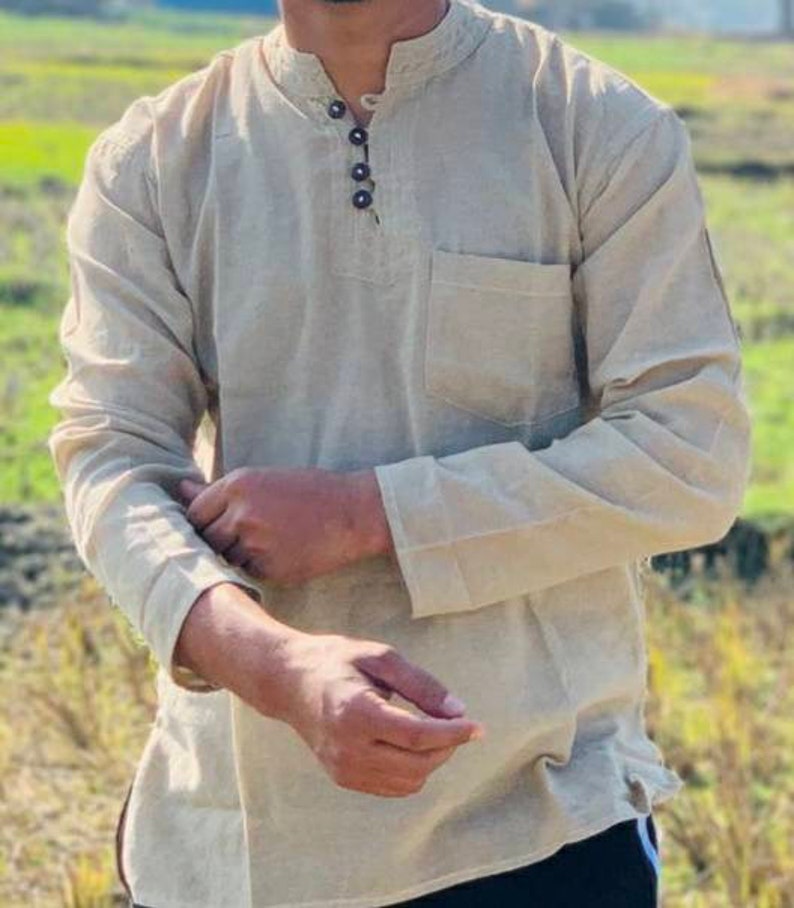 100 Hemp Shirt for Men Hemp Clothing Organic Hemp Shirt Etsy