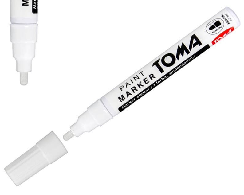 Toma OilBased Paint Marker Waterproof Permanent Pen Rubber Etsy