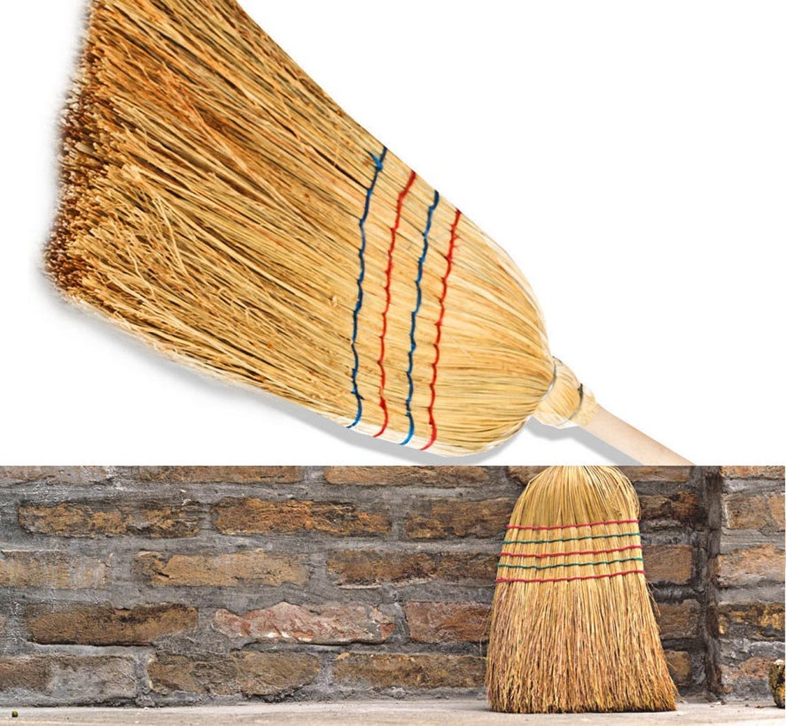 Traditional Long handle corn broom Sweeping brush Yard brush Etsy