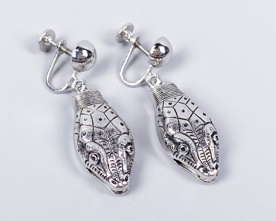 Boucles D'oreilles Vintage Années 70 - Homme - Multicouleur