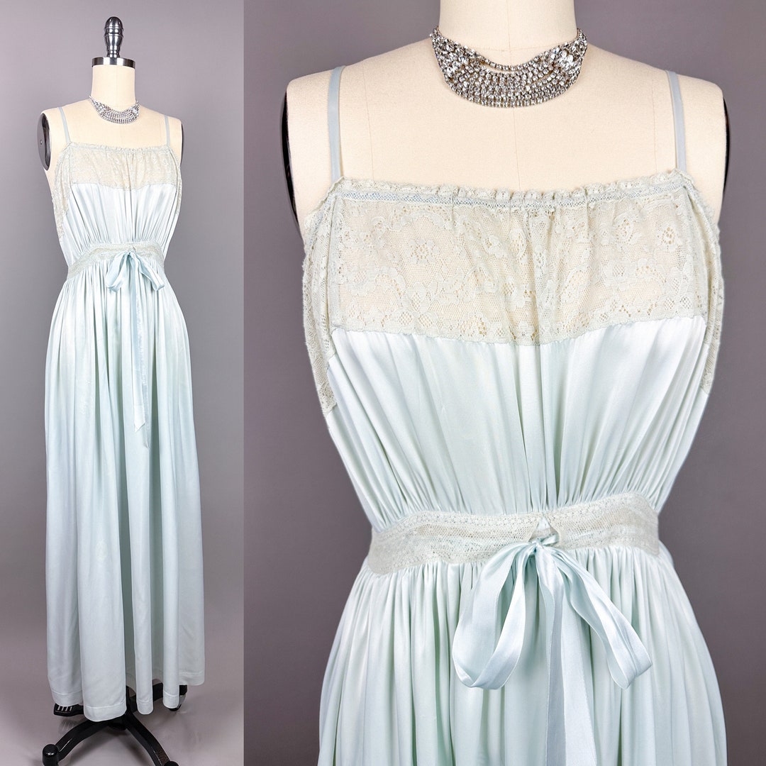 Vintage 1940s Nightgown by Iris XS Extra Small 40s Etsy