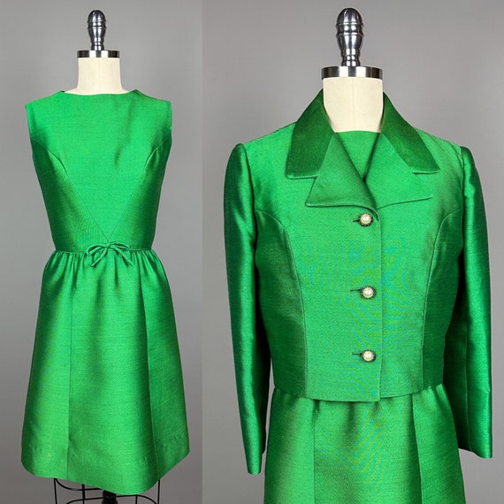 Vintage 1960s Suit by Lilli Ann | XS Extra Small … - image 1