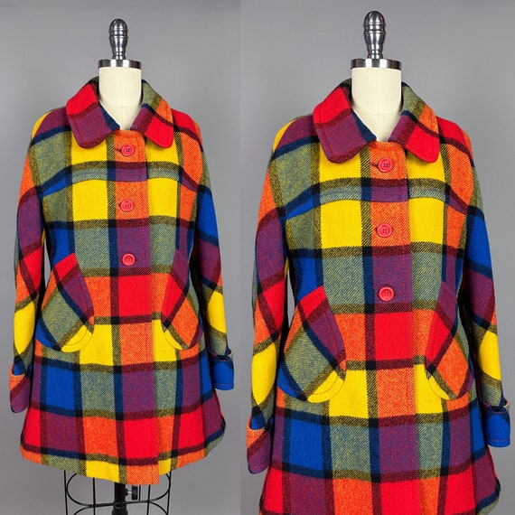 Rainbow checkered best sale jacket