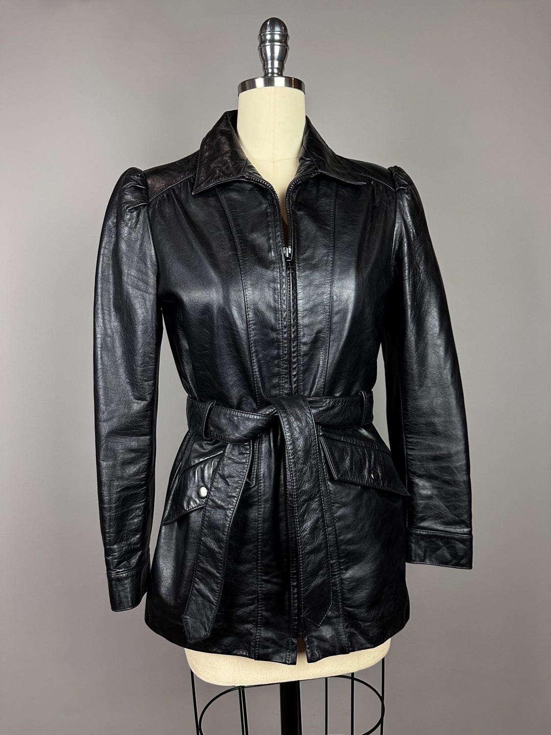 買取り実績  1970s Vintage Belted 70s | Small Extra XS | Jacket Leather ジャケット・アウター