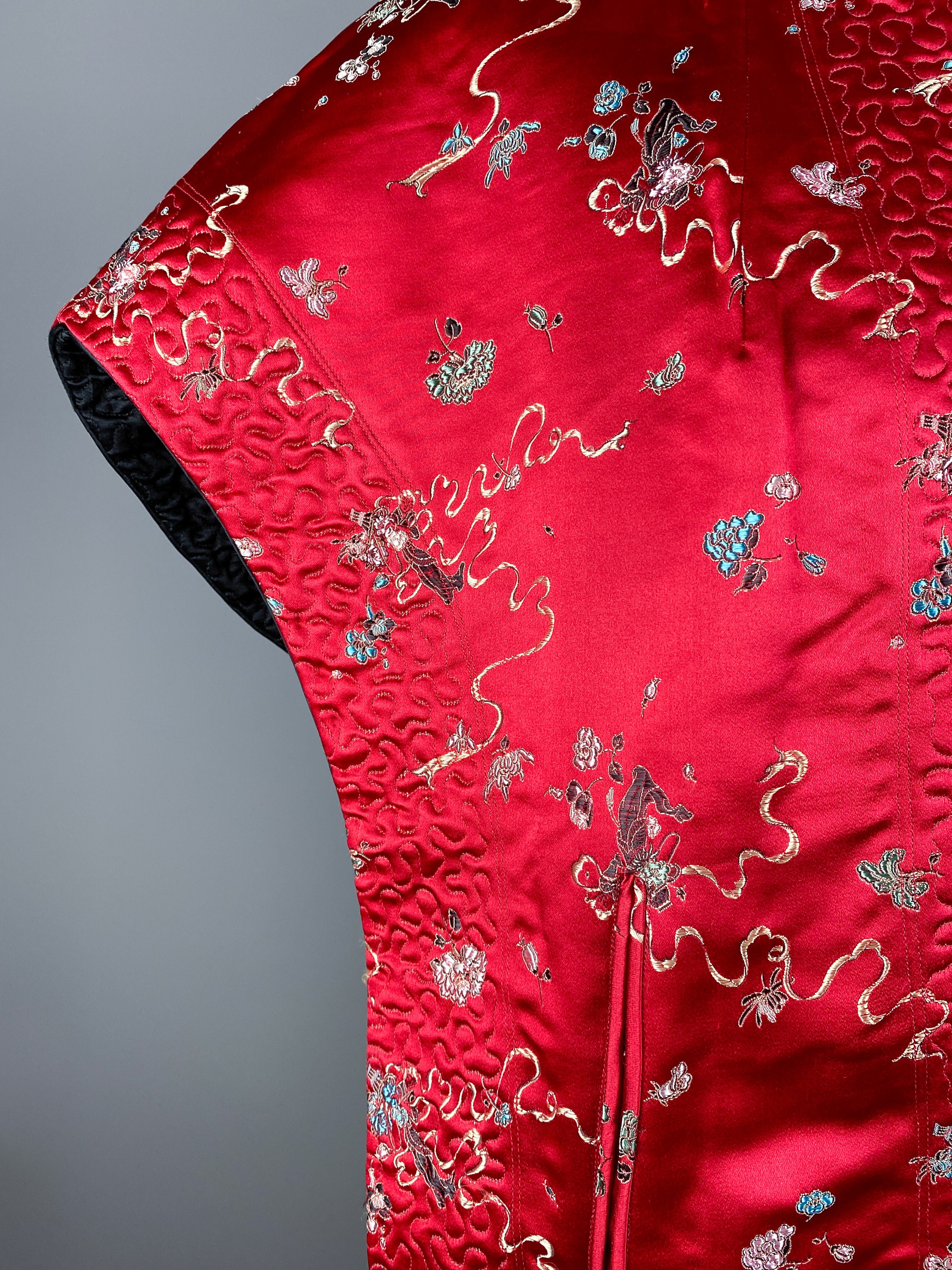 Vintage 1950s Hand Embroidered Stole | OSFM | 60s 1950s