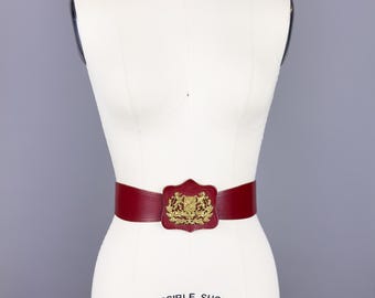 Vintage 1950s Belt by Roger Van S | Small 26 display picture 1