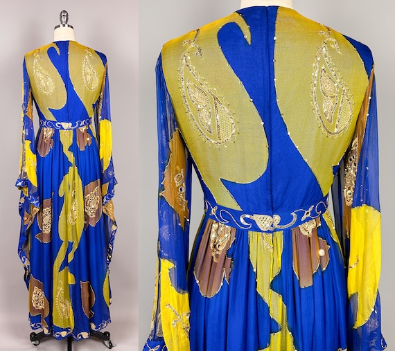 Vintage 1960s Dress for Nan Duskin | Small | Vibr… - image 8
