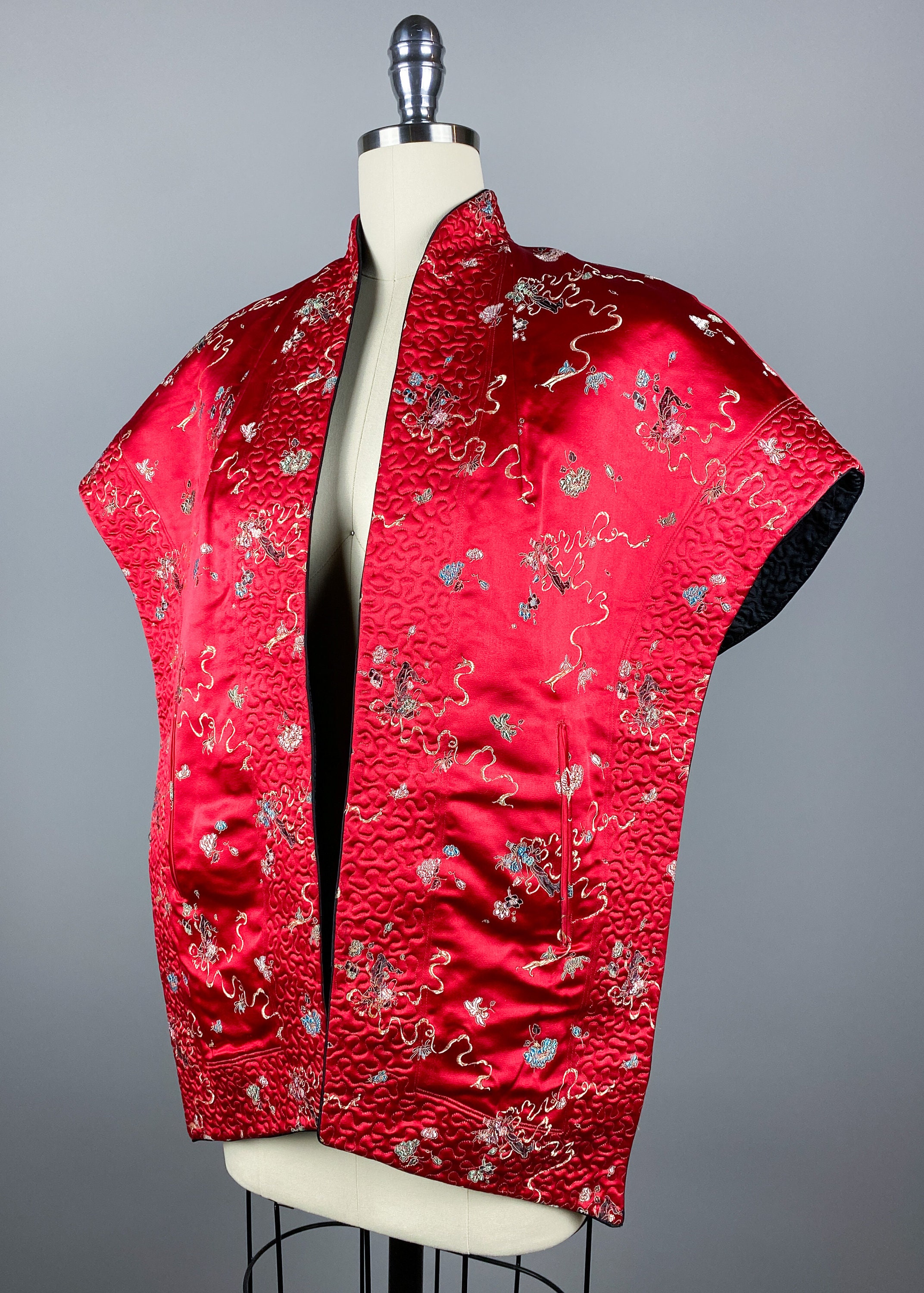 Vintage Silk Stole - Etsy