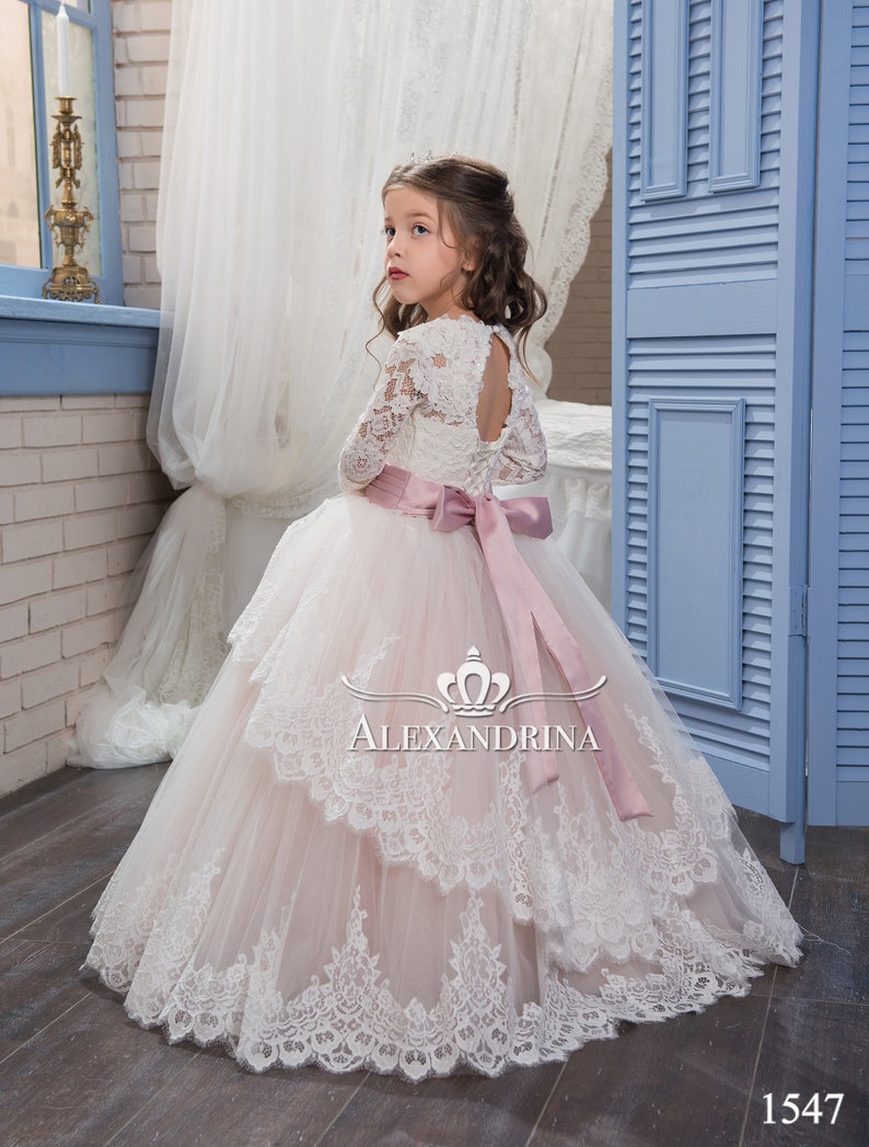 birthday dress flower Exclusive pegeant dress for girls wedding
