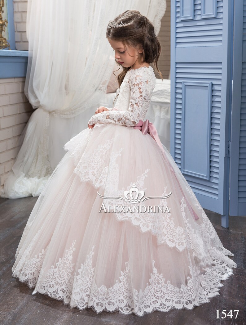 birthday dress flower Exclusive pegeant dress for girls wedding
