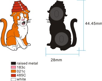 Devo Cat pin