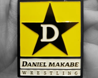 Daniel Makabe Wrestling Revolution Records Pin Badge