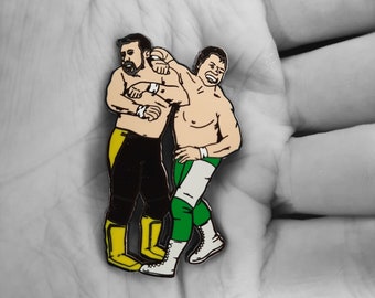 4 Pillars enamel Pins featuring kenta Kobashi Kawada Taue Misawa AJPW NOAH Puroresu