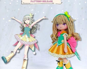 Amigurumi Nene Doll Crochet Pattern: Project Sekai (PDF Pattern