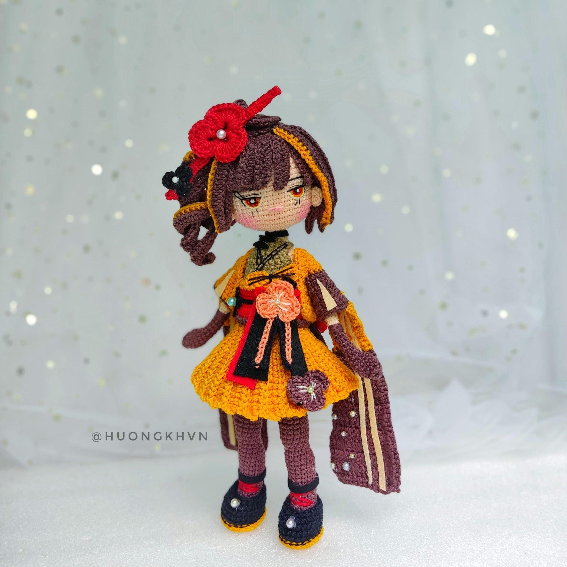 Chiori Crochet Pattern, Genshin Impact Amigurumi PDF, Anime Chef Doll ...