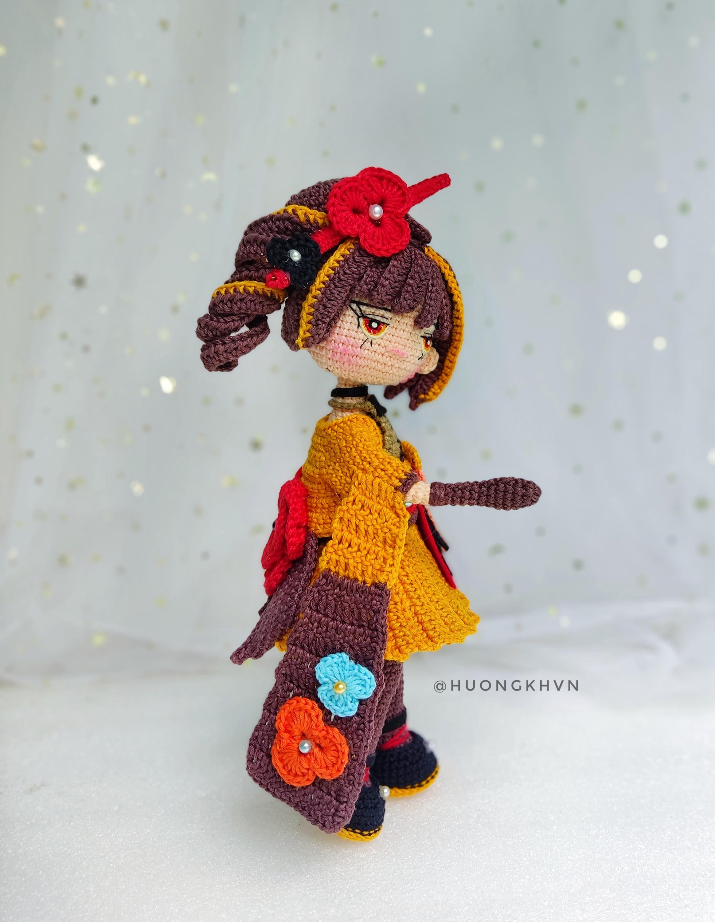 Chiori Crochet Pattern, Genshin Impact Amigurumi PDF, Anime Chef Doll ...
