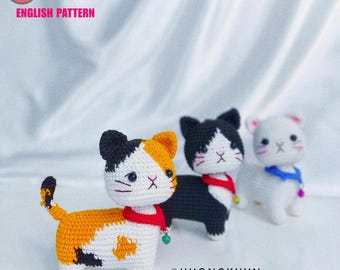 Calico Kitten Amigurumi Crochet Pattern (PDF)