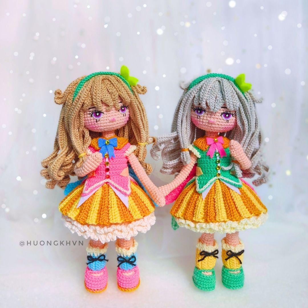 Amigurumi Nene Doll Crochet Pattern: Project Sekai (PDF Pattern