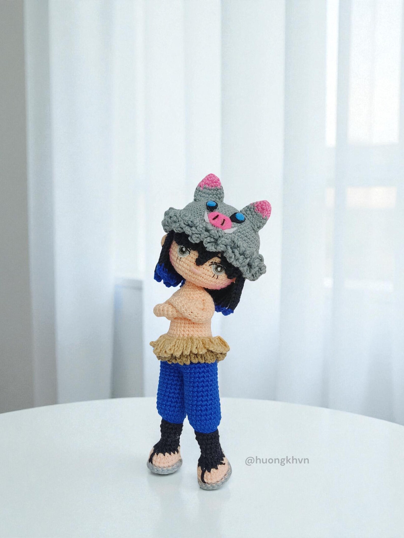 Inosuke Van Pattern Inosuke Hashibira Crochet Pattern, Demon Slayer Amigurumi PDF, Anime ...