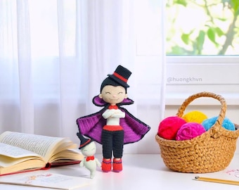 Dracula Amigurumi Crochet Doll Pattern: Halloween Toy (PDF Pattern)