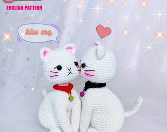 かぎ針編みの猫の編みぐるみパターン：マイリトルナラ（PDFパターン