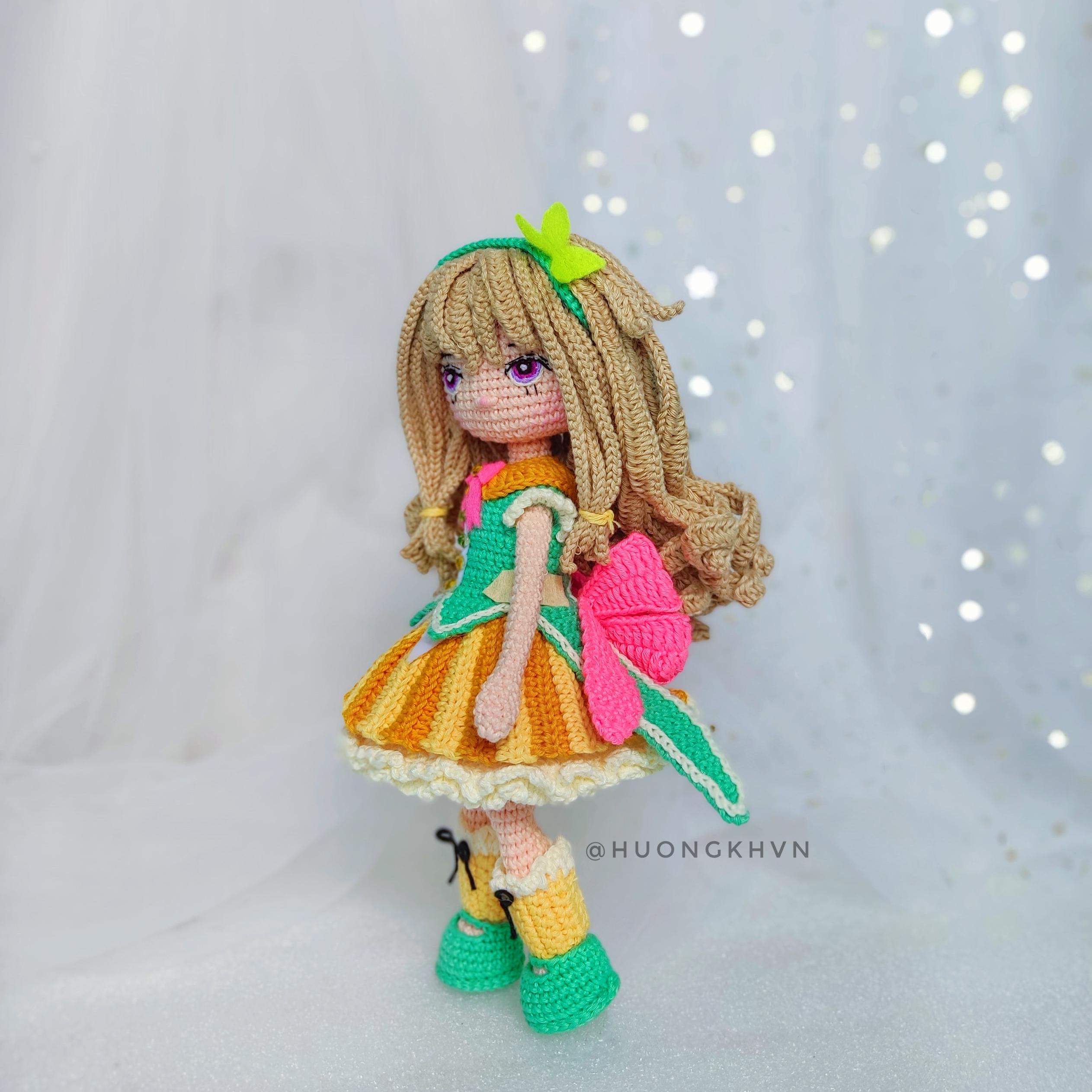 Amigurumi Nene Doll Crochet Pattern: Project Sekai (PDF Pattern