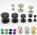 1 Pair Stainless Steel Fake Plugs Earring Earrings Pair Men Women 4-14mm and Size Men Jewerly Surgical Stainless Steel Disc Dot 